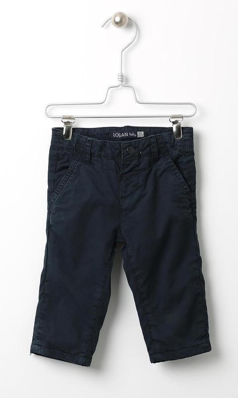 Losan βρεφικό παντελόνι με εσωτερική επένδυση μπλε σκούρο