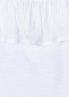 Losan λευκό μπλουζάκι με έναν ώμο Image 2