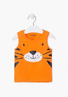Losan μπλουζάκι αμάνικο πορτοκάλι με σχέδιο τίγρη Image 0