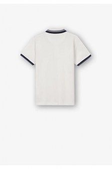 Tiffosi κοντομάνικη μπλούζα με γιακά 10049198 μπεζ Image 1