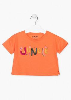 Losan παιδική μπλούζα  Crop Top πορτοκαλί Image 0