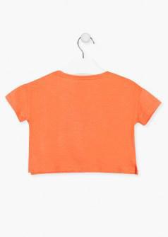 Losan παιδική μπλούζα  Crop Top πορτοκαλί Image 1