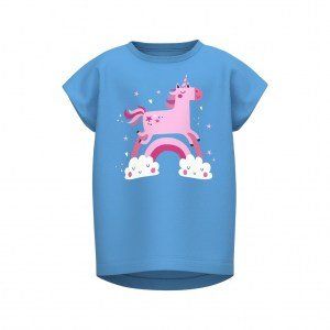 Name it βαμβακερό t-shirt  'Unicorn' μπλε Image 0