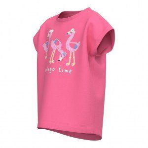 Name it βαμβακερό t-shirt  'Flamingo' ροζ Image 1