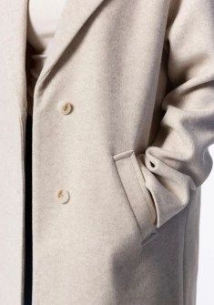 Tiffosi παλτό με κουμπία over size μπεζ Image 1