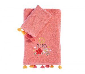 Nef-Nef Love & Peace σετ παιδικές πετσέτες 2τμχ Image 0