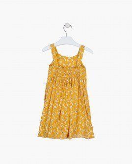 Losan φόρεμα αμάνικο με ήλιους κίτρινο Image 1