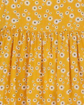 Losan φόρεμα αμάνικο με ήλιους κίτρινο Image 2