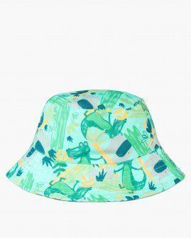 Losan βρεφικό καπέλο πράσινο με κροκοδειλάκια Image 0