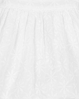 Losan φόρεμα λευκό αμάνικο με βρακάκι Image 2