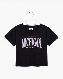 Losan tshirt μαύρο Michigan Image 0