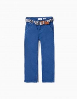 Zippy παντελόνι chino μπλε με ζώνη Image 0