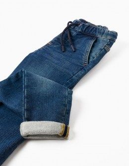 Zippy παντελόνι με λάστιχο και κορδόνι μπλε Image 3