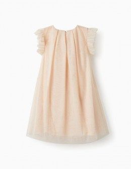 Zippy φόρεμα με τούλι με γκλίτερ ροζ απάλό Image 1