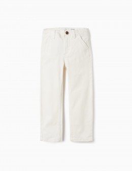 Zippy παντελόνι chino λευκό Image 0
