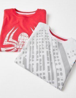 Zippy πακέτο με 2 μπλουζάκια βαμβακερά 'SPIDER-MAN' κόκκινο λευκό Image 1