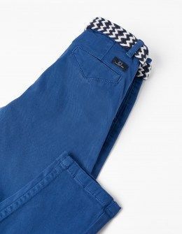 Zippy παντελόνι chino μπλε με ζώνη Image 3