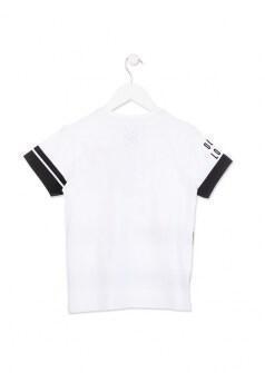 Losan μπλούζα λευκό μαύρο Image 1