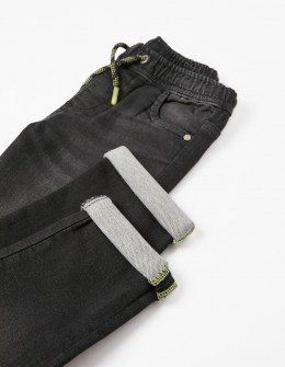 Zippy τζιν σπορ παντελόνι με λάστιχο στη μέση μαύρο Image 2