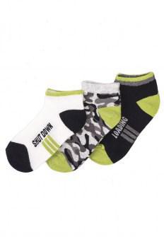 Minoti 3 ζεύγη κάλτσες σοσόνια λευκό μαύρο μιλιτερ Image 0