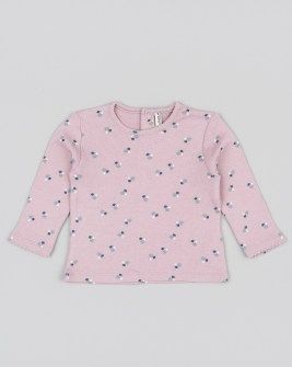 Losan βρεφική μπλούζα ριπ ροζ Image 0
