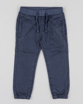 Losan μπλε παντελόνι με λάστιχο στη μέση και επένδυση εσωτερικά Image 0
