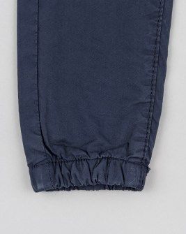 Losan μπλε παντελόνι με λάστιχο στη μέση και επένδυση εσωτερικά Image 3