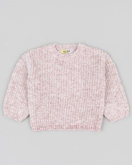 Losan ροζ μαλακό πουλόβερ chenille Image 0