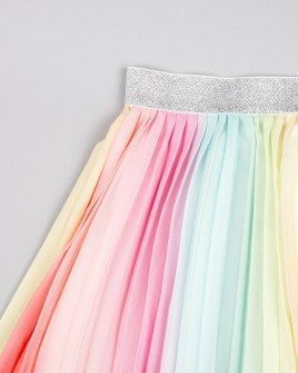 Losan πολύχρωμη φούστα με πιέτες Image 3