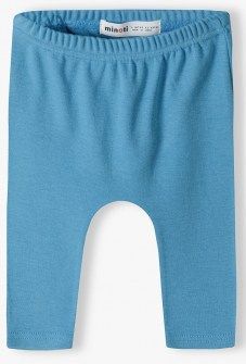 Minoti πακέτο με 2 βρεφικά παντελονάκια ελαστικά μπλε Image 2