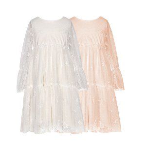 Two in a caslte T4730 THE GOOD FAIRY LACE DRESS Pink Image 1