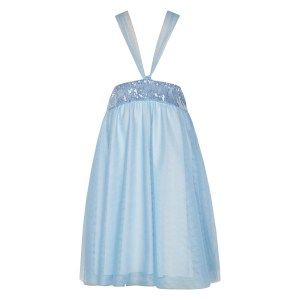 Two in a Castle T5040 AQUATICA SEQUIN TULLE BACKLESS DRESS KID Image 1