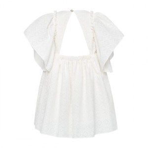 Two in a castle T5183 MAGNOLIA BACKLESS BRODERIE DRESS BABY PLUS Image 1