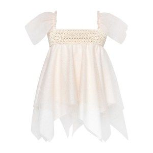 Two in a castle T5184 MAGNOLIA TULLE RAINBOW TRIANGLES DRESS BABY PLUS Image 0