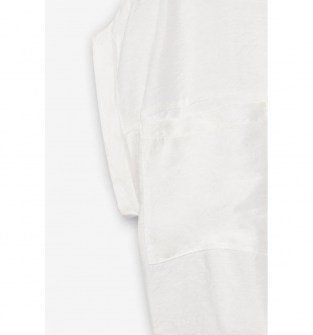 Tiffosi πουκαμισο με τσέπες και  ρεβέρ στο μανίκι με δέσιμο λευκό Image 2