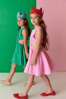 Two in a Castle T5222 MONOCHROME PARTY 60’S DRESS KID Image 1