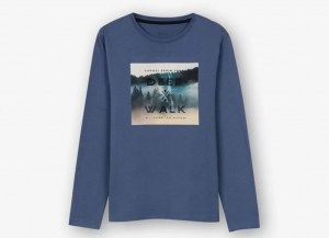 Tiffosi μακρυμάνικη μπλουζα εποχιακή με σταμπα μπροστά μπλε Image 0