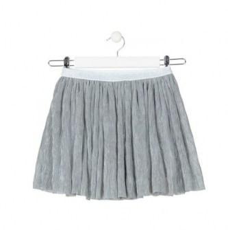 Losan Φούστα Skirt Tulle With Pleats ασημί Image 0
