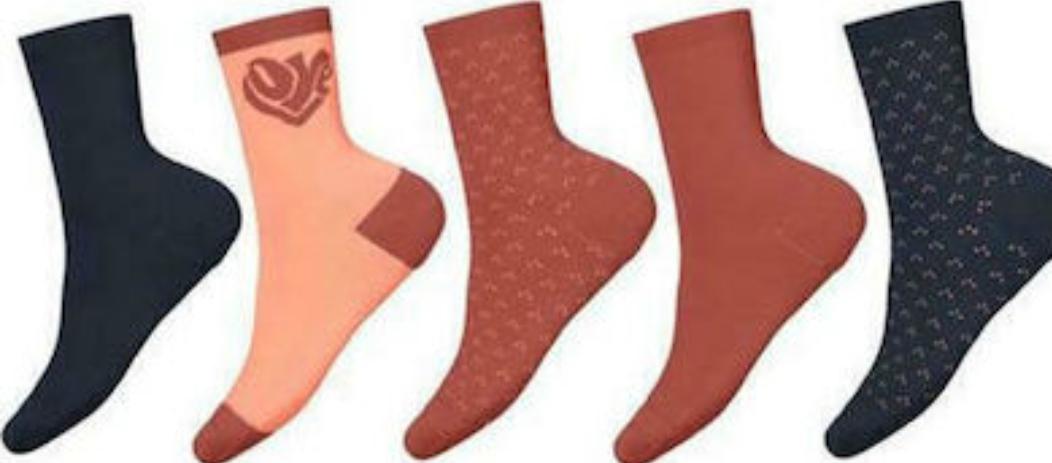 Νame it παιδικές κάλτσες σε διάφορα χρώματα 5 ζεύγη