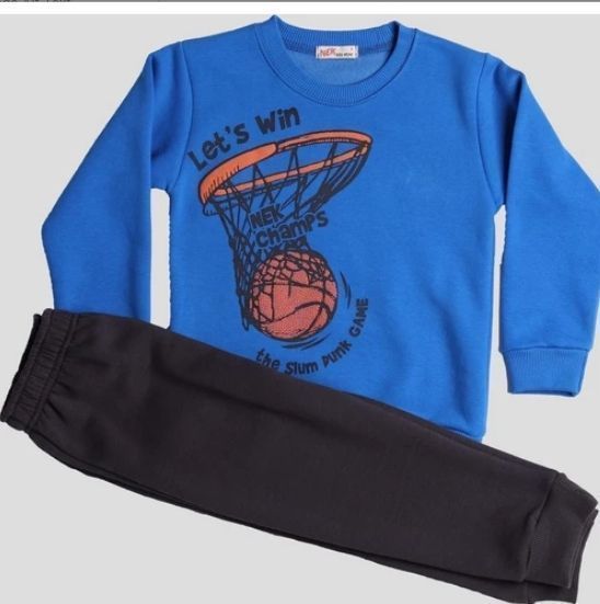 Nekidswear σετ φόρμα γαλάζιο basket